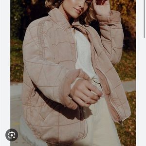 Free people Dolman quilted jacket